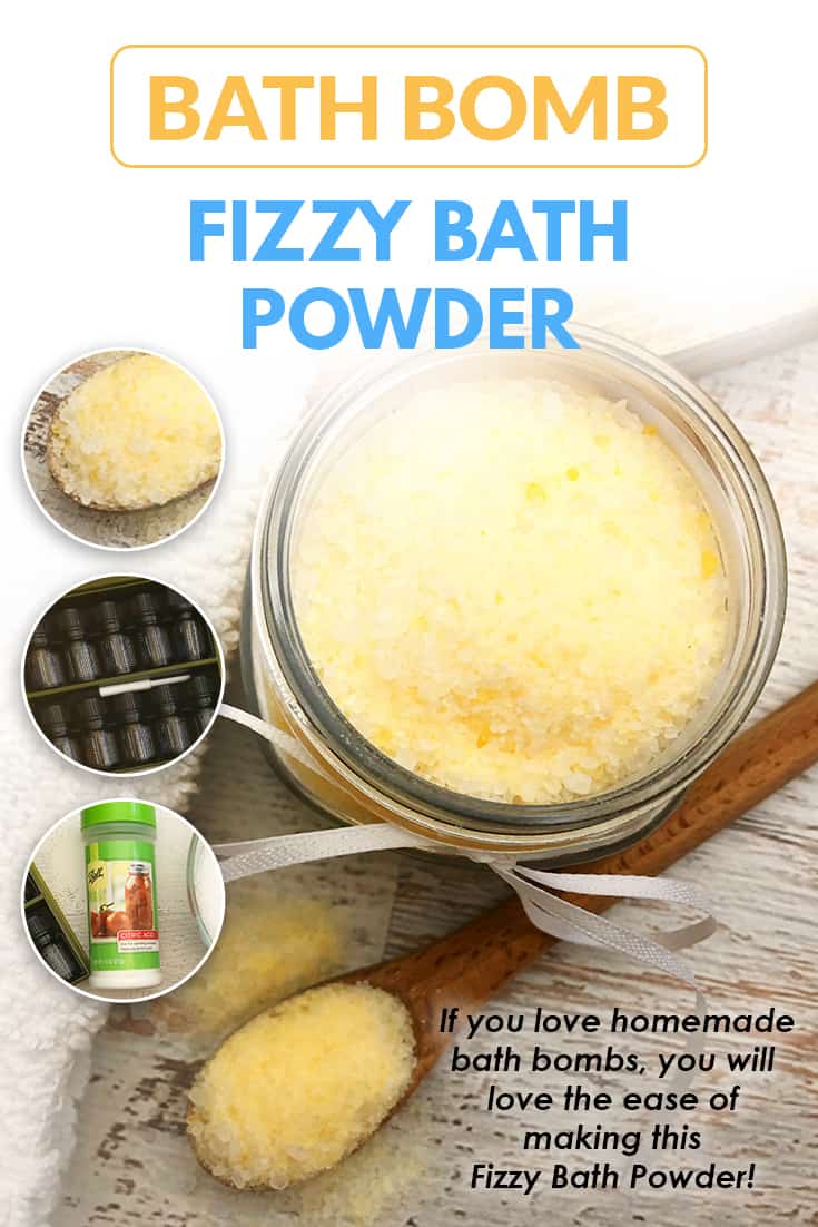 Bath Bomb Fizzy Bath Powder - Fizzing Homemade Bath Salts